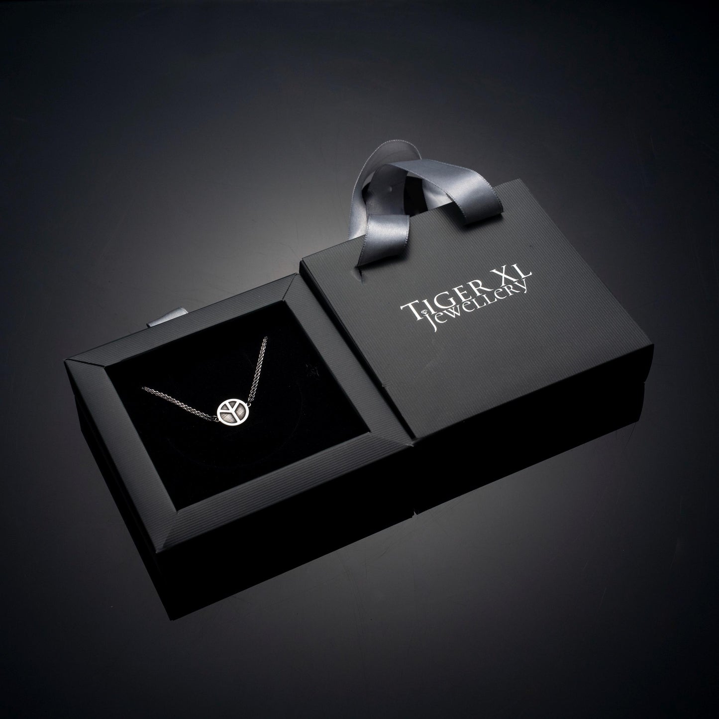 Dainty Adjustable Bracelet for Her - Boho Peace Symbol Jewelry