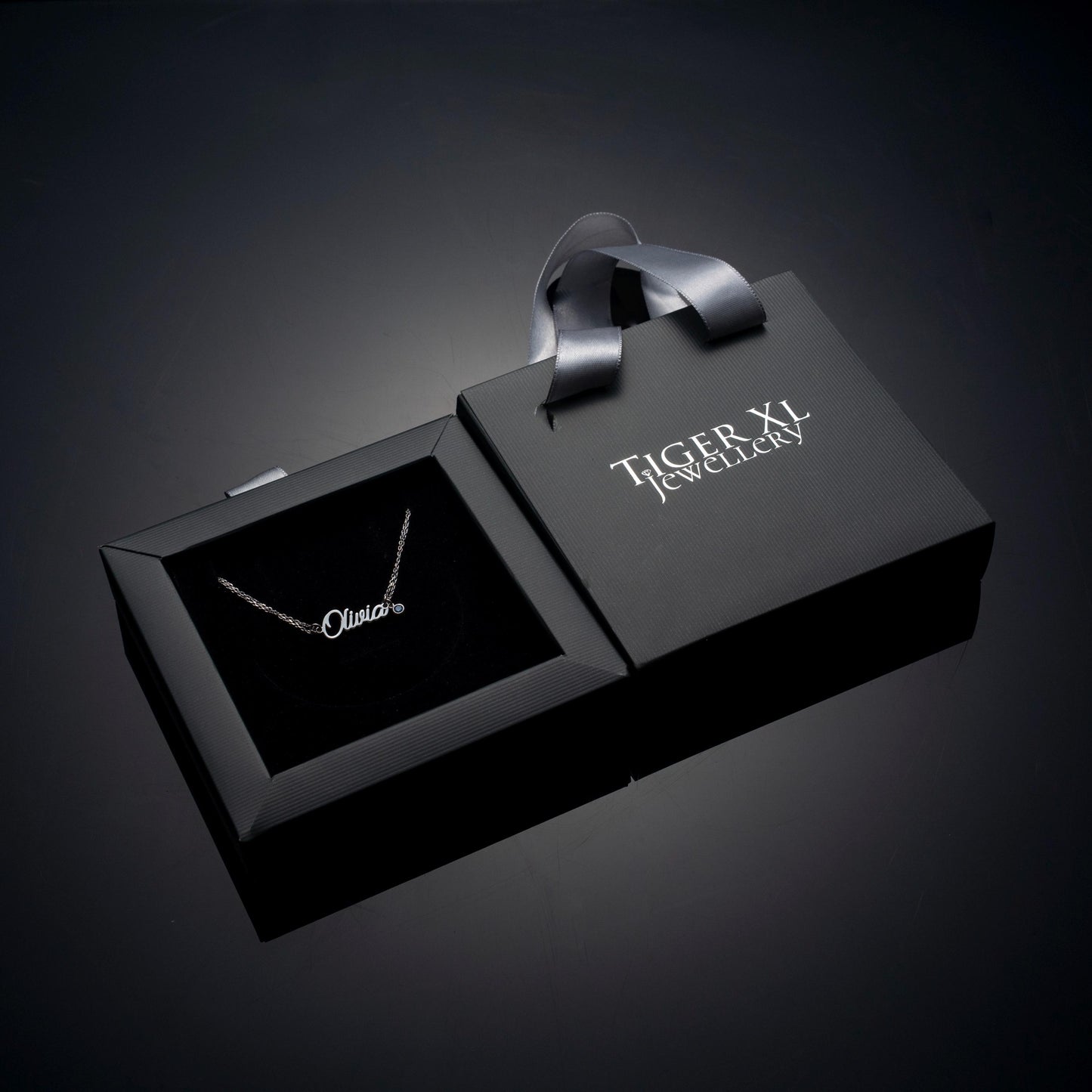 Elegant Birthstone Bracelet with Custom Name - Personalized Sterling Silver Jewelry, Perfect Gift for Her