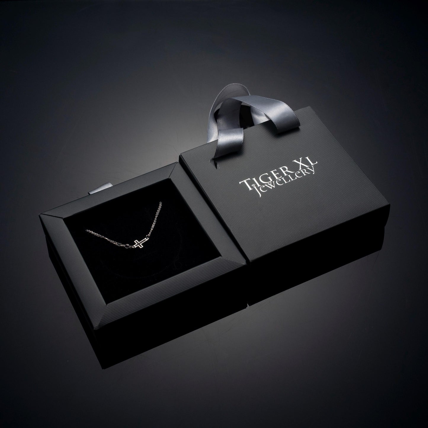 Personalized Birthstone Cross Bracelet in Sterling Silver - Symbol of Faith & Love