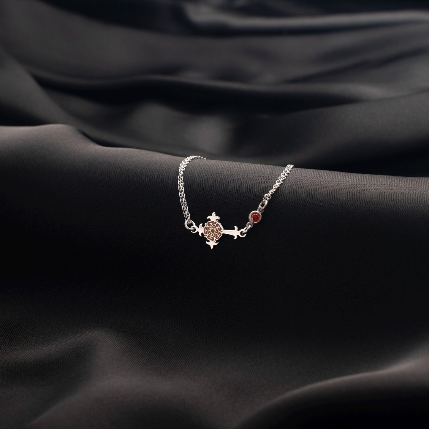 Faithful Reminder: Personalized Christian Cross Bracelet in Sterling Silver