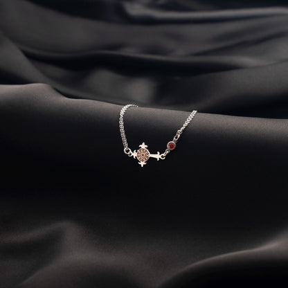 Faithful Reminder: Personalized Christian Cross Bracelet in Sterling Silver