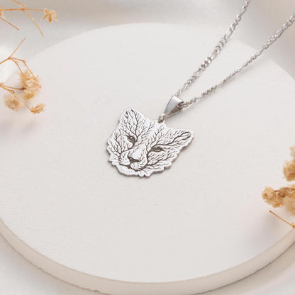 Tiger Pendant Necklace – 925 Silver Symbol of Power and Courage