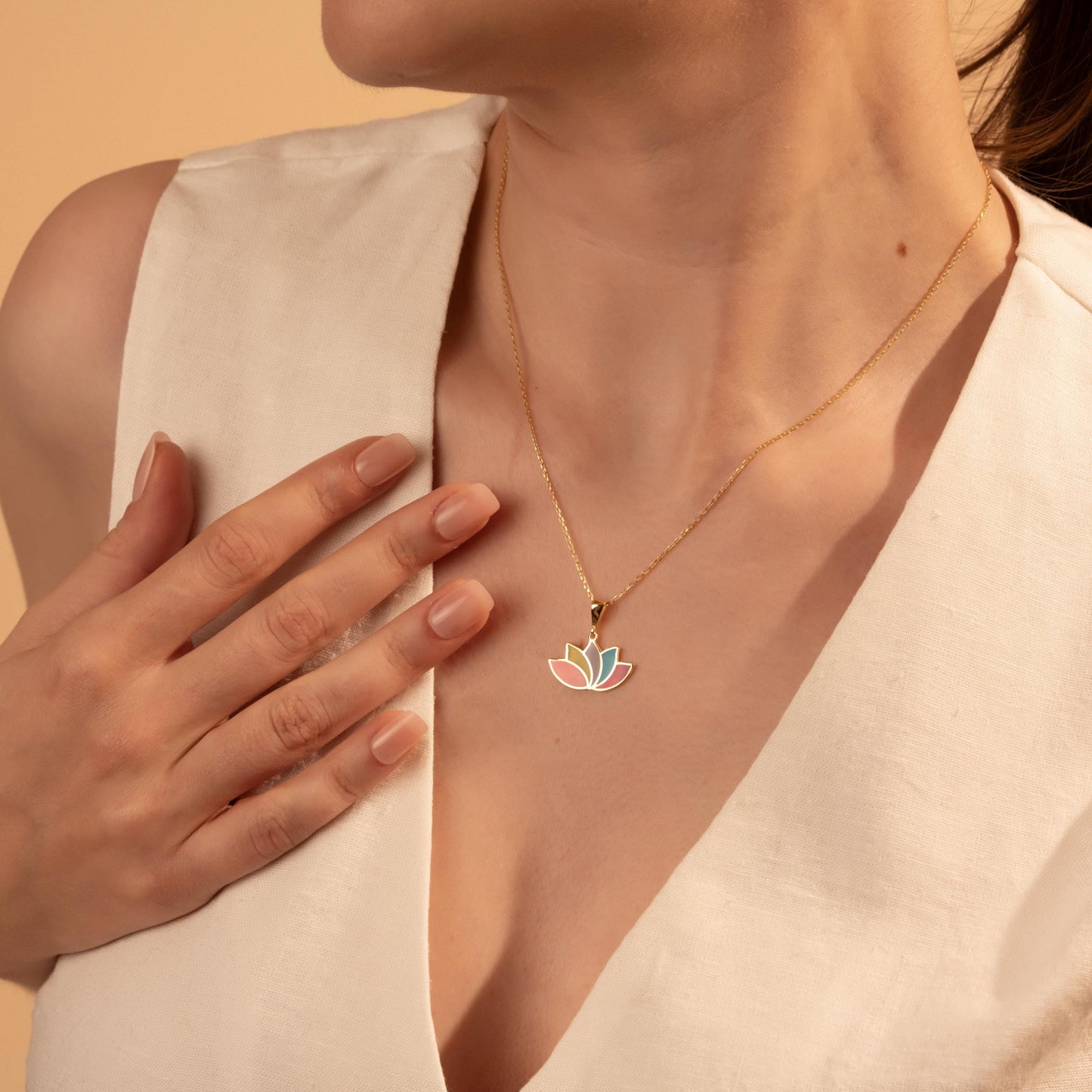 Ethereal Lotus Blossom Necklace - Handcrafted 925 Sterling Silver Gift for Your Inner Peace