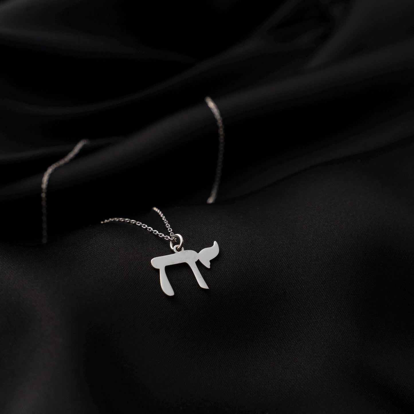 Elegant Sterling Silver Chai Necklace - Perfect Judaica Gift!