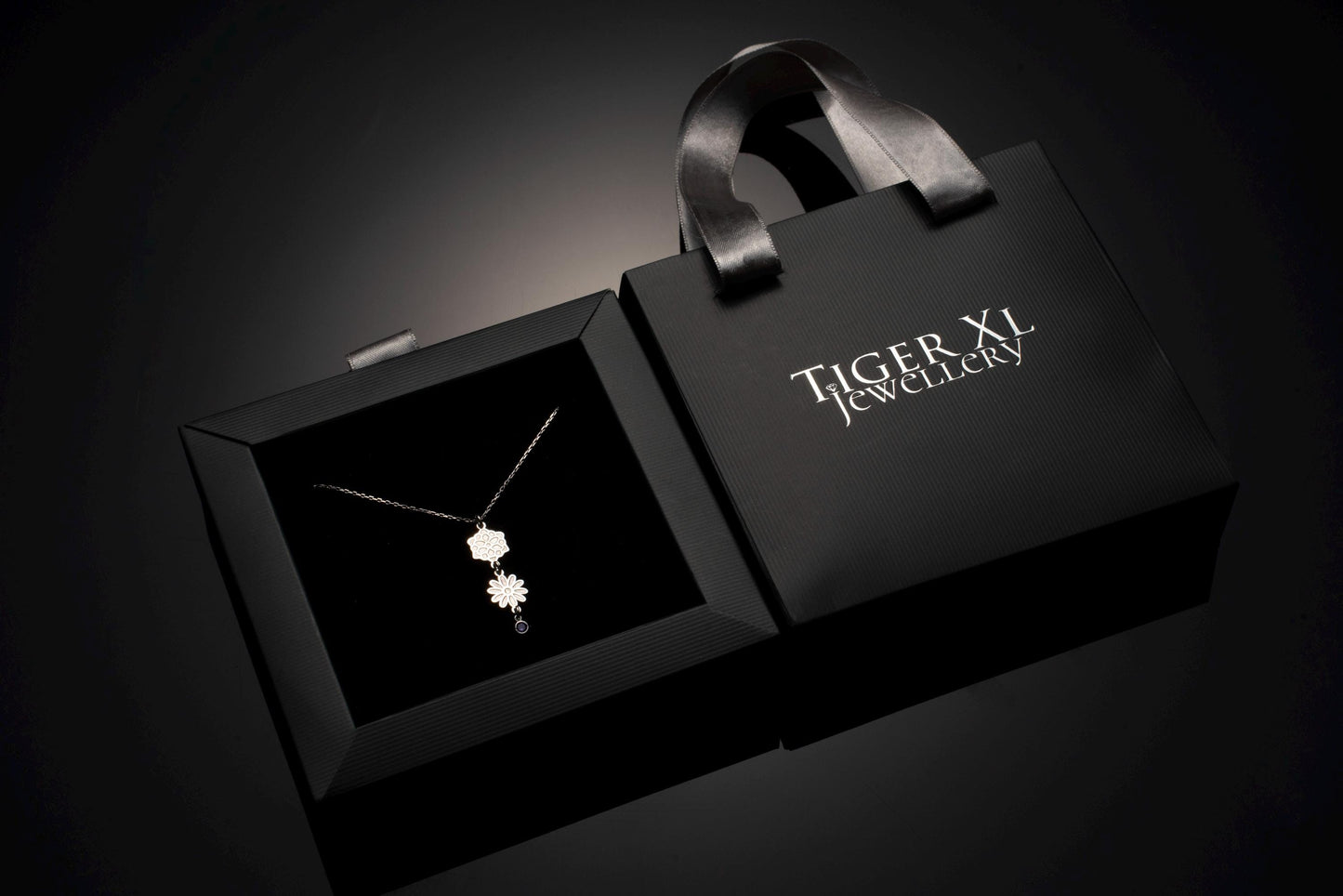 Birth Flower and Birthstone Necklace, Custom Silver Pendant, 925 Jewelry, Personalized Gift for Her