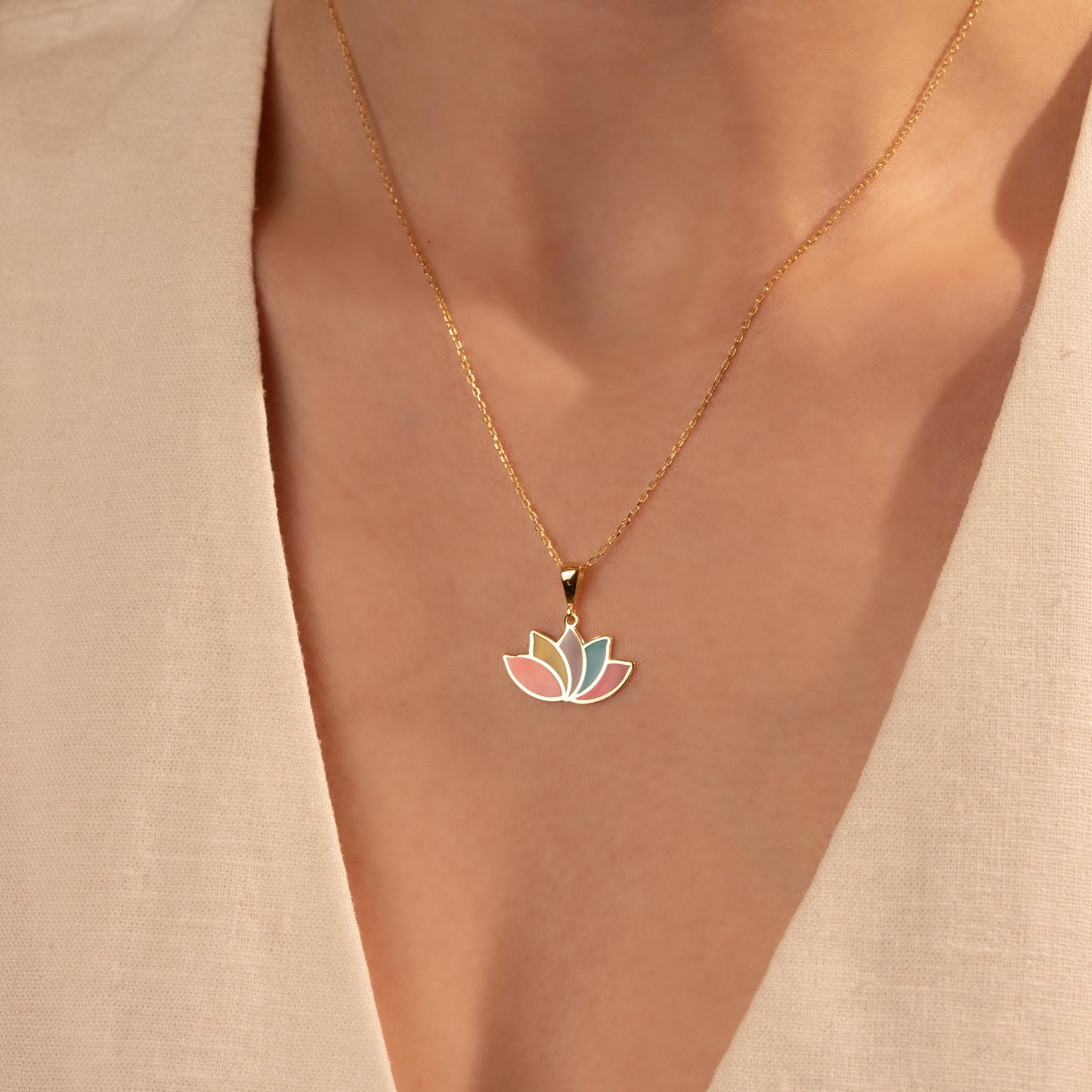 Ethereal Lotus Blossom Necklace - Handcrafted 925 Sterling Silver Gift for Your Inner Peace
