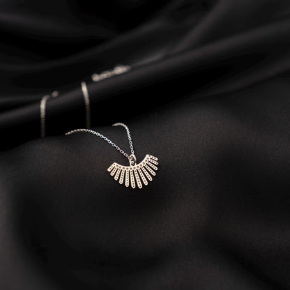 Elegant and Minimalist Sunburst Pendant Necklace - Radiant Charm Jewelry