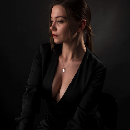 Pet Loss Tribute Necklace - Sterling Silver Paw Charm for Pet Lovers, Customizable with Birthstone