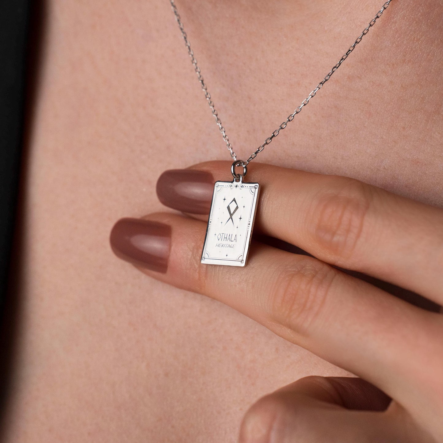 Customizable Rune Pendant - Symbolic Norse Jewelry for the Spiritual Seeker