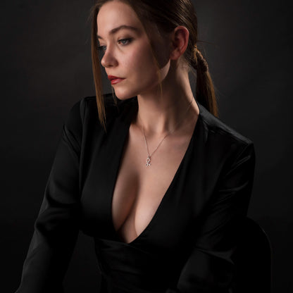 Personalized Stethoscope Necklace, Custom Doctor Jewelry, Sterling Silver Medical Pendant, Gift for Nurses & Doctors