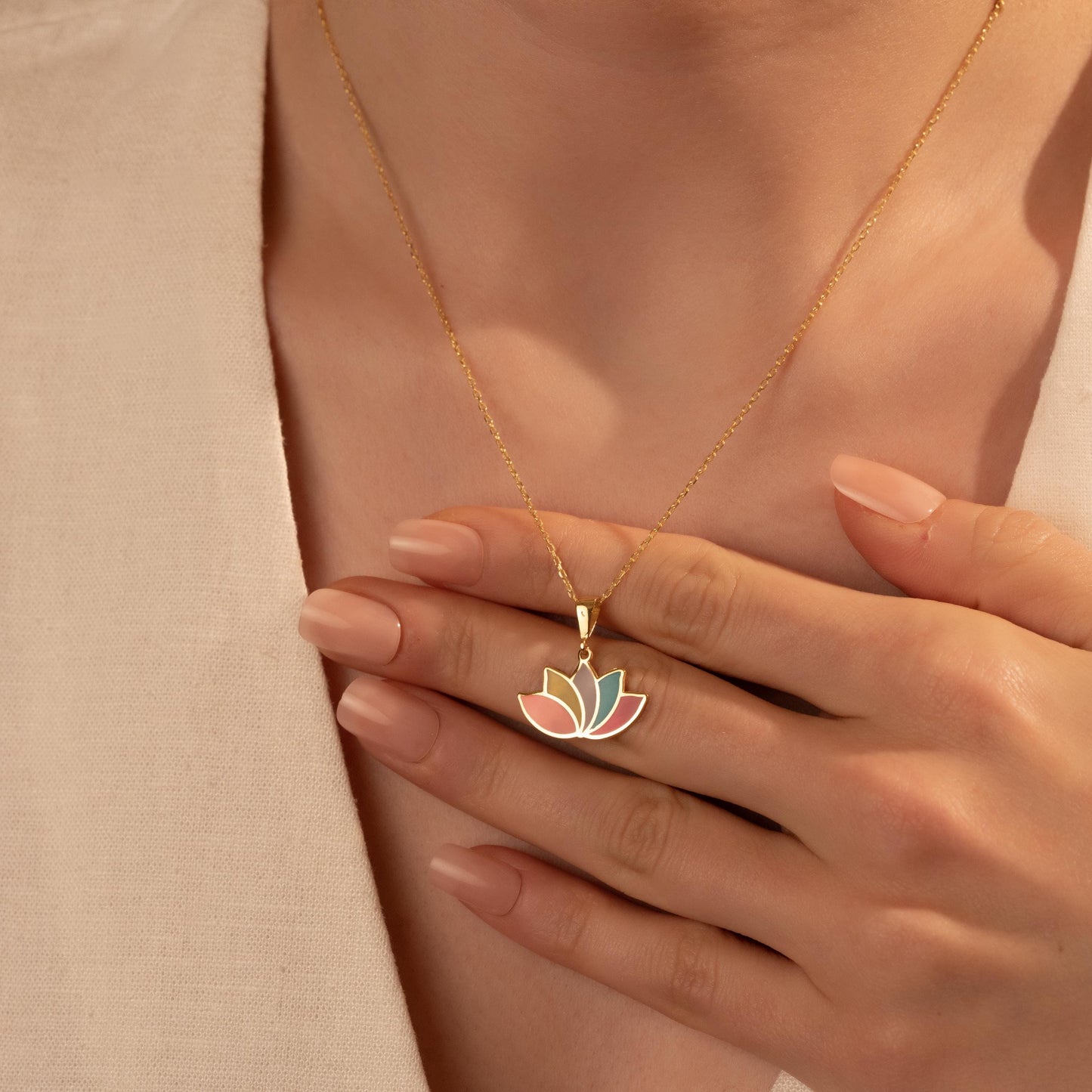 Ethereal Lotus Blossom Necklace - Handcrafted 925 Sterling Silver Gift for Your Inner Peace