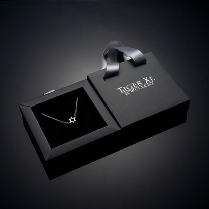 Kabbalah Star of David Bracelet - Custom Birthstone Charm on Adjustable Chain