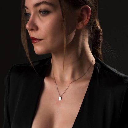 Chic Initial Necklace - Personalize Your Style with Sterling Silver Pendant