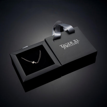 Faithful Reminder: Personalized Christian Cross Bracelet in Sterling Silver