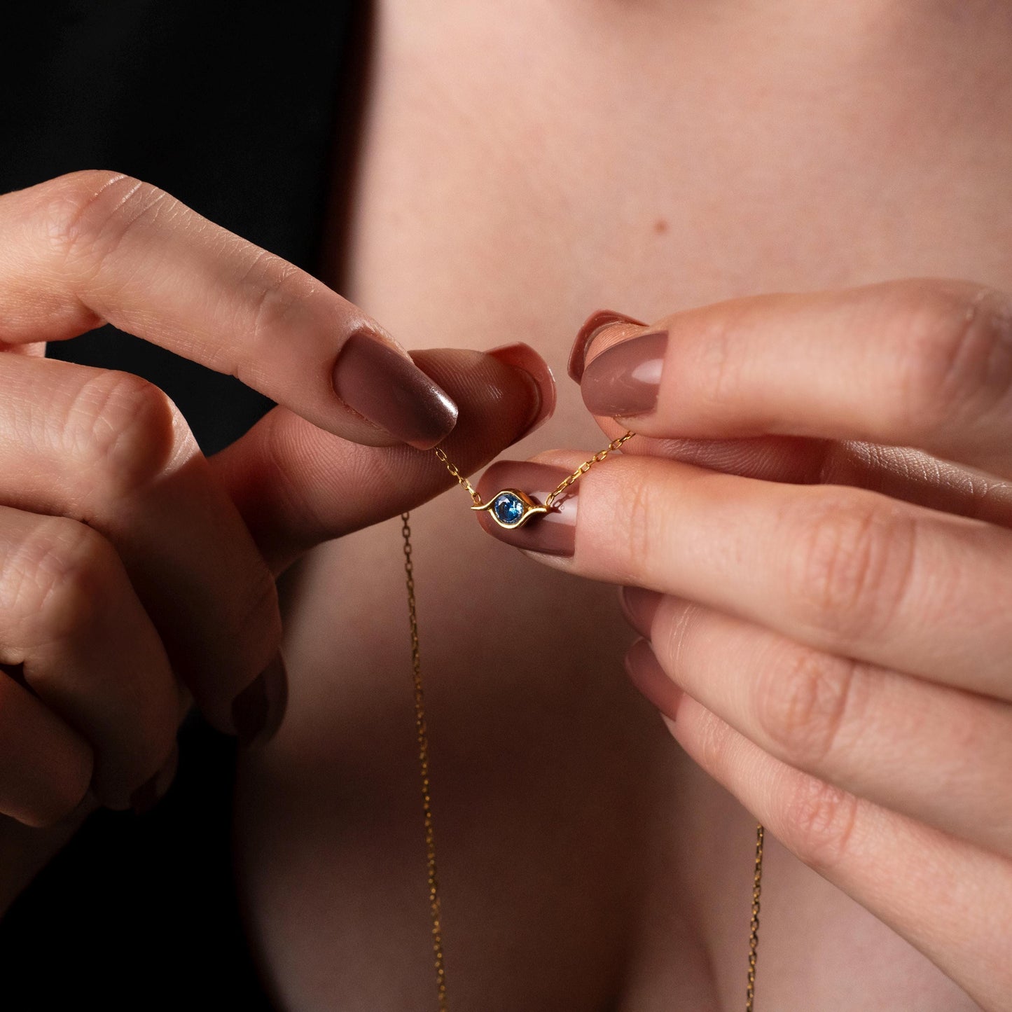 Sweet Pea Pod Necklace for Mom - Custom Birthstone Jewelry