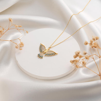 Phoenix Necklace - Elegant Gold Plated Pendant for Her