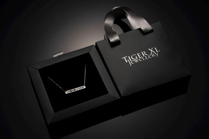 Elegant Roman Numeral Necklace - Custom Date Pendant in Sterling Silver, Unique Gift for Him or Her
