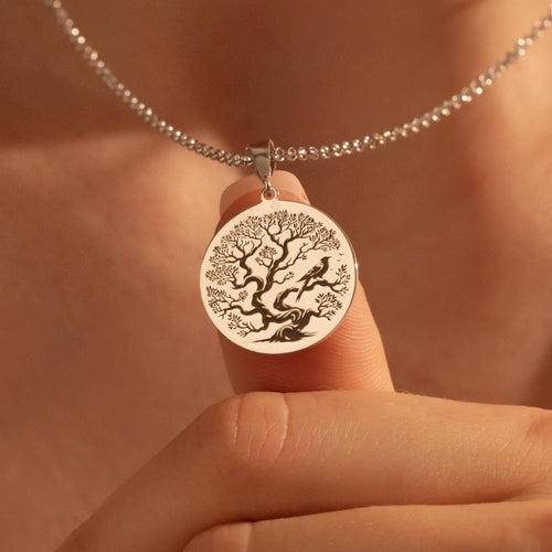 Tree of Life Silver Necklace – Meaningful Gift for Her