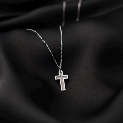 Elegant Christian Cross Pendant for Him and Her - Handcrafted Jewelry