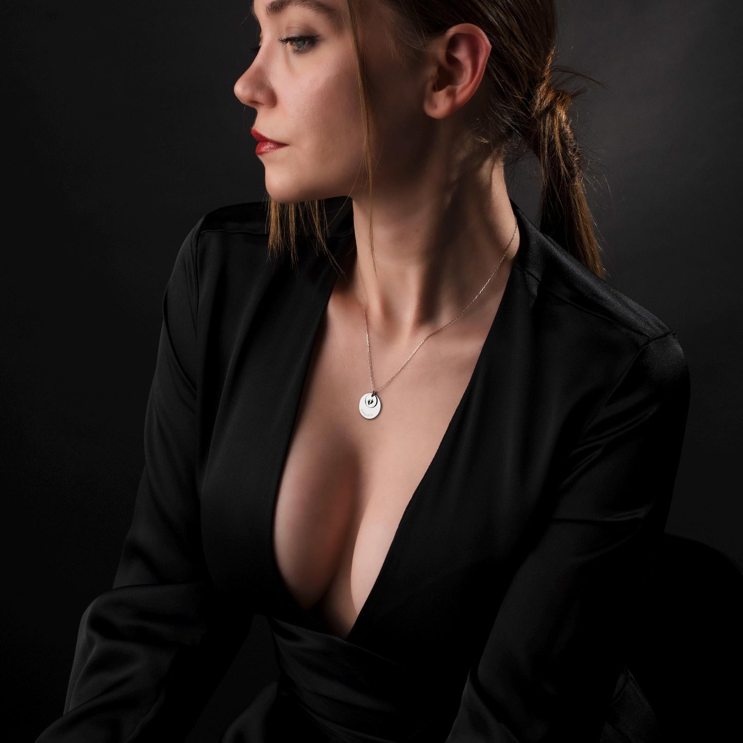 Cherish Every Tiny Step: Custom Baby Footprint Necklace for New Moms