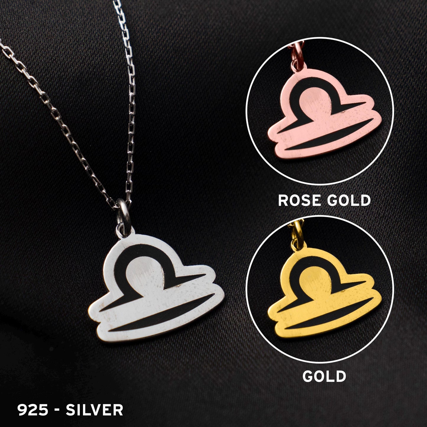 Zodiac Necklace, Sterling Silver Astrology Pendant, Horoscope Jewelry, Personalized Celestial Gift