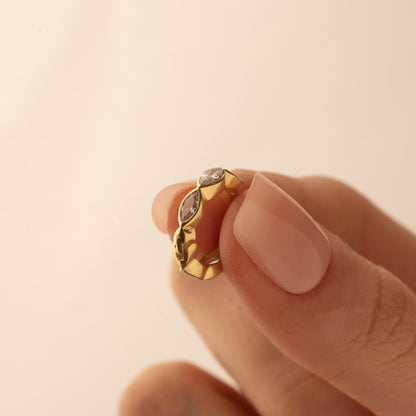 Sparkling Crystal Droplet Earrings - Variety of Cuts - Chic Gold Dangles - Perfect Present