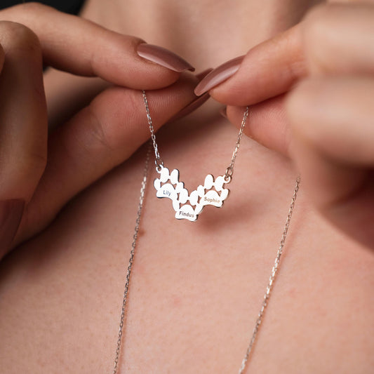Cherished Memories: Sterling Silver Pet Memorial Necklace