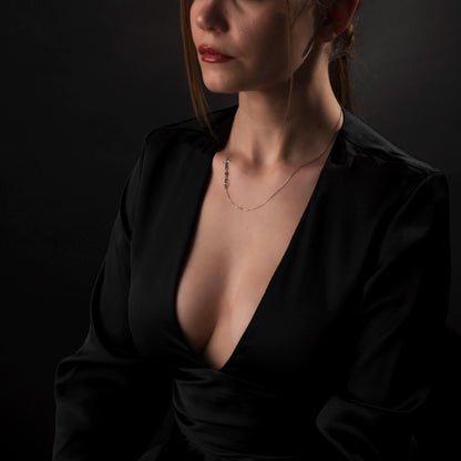 Heavenly Birthstone Blessings: Customized Cross Necklace for Her