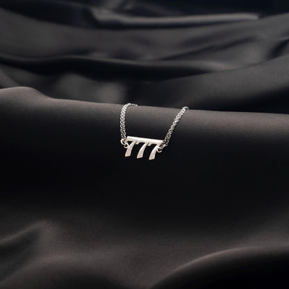 Divine Protection Bracelet with Angel Number 777, Manifest Luck and Abundance