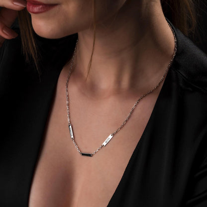 Timeless Gift for Mom: Personalized Name Necklace in 925 Silver