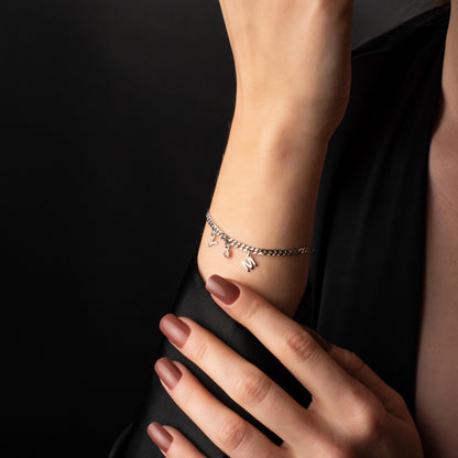 Handcrafted Name Bracelet with Birthstone - Unique Personalized Gift for Her