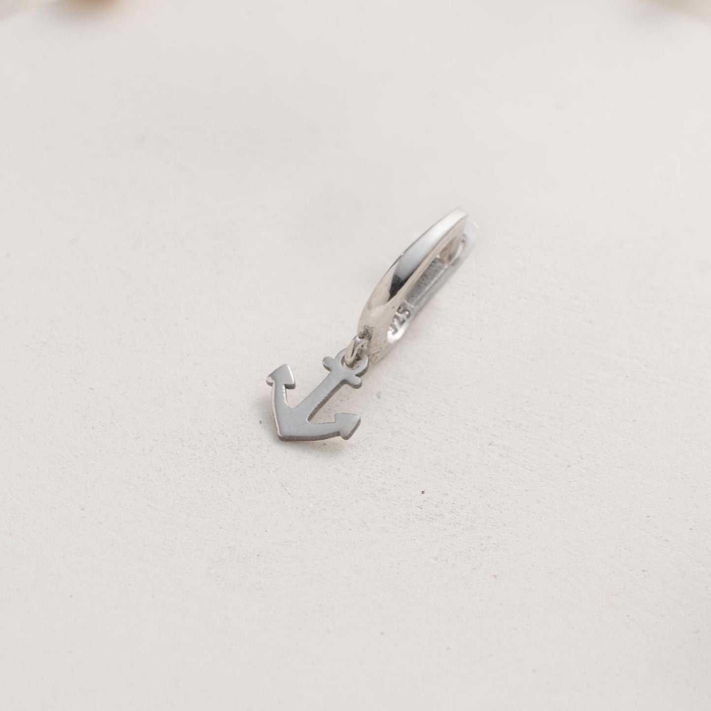 Nautical Vibes: Anchor Hoop Earrings Perfect for Ocean Enthusiasts