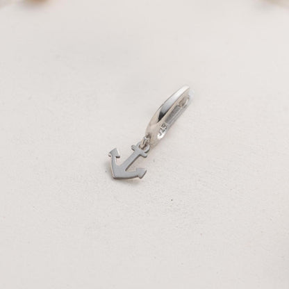 Nautical Vibes: Anchor Hoop Earrings Perfect for Ocean Enthusiasts