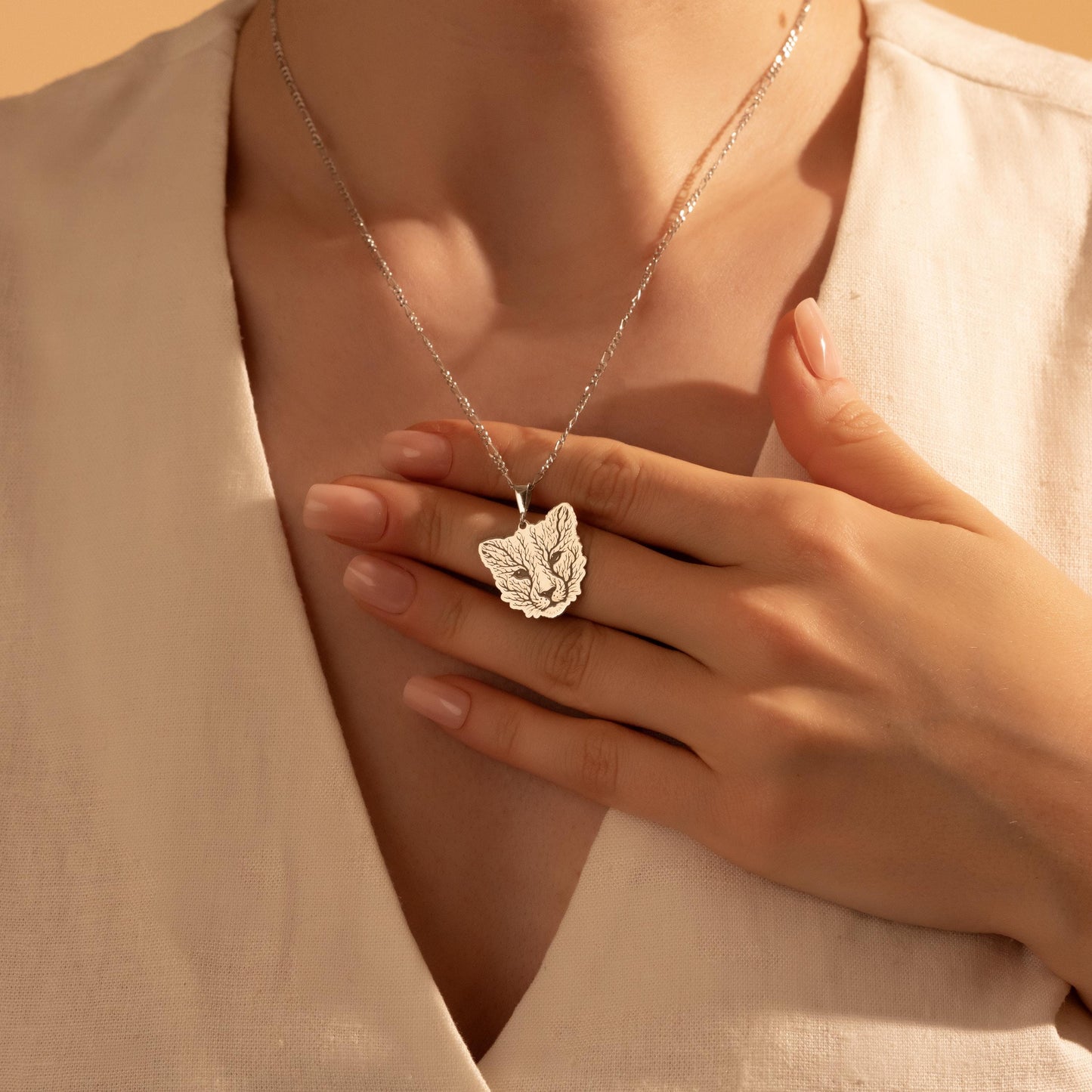 Tiger Pendant Necklace – 925 Silver Symbol of Power and Courage