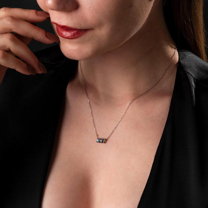 Personalized Birthstone Necklace for Mom - Customize Your Family's Love