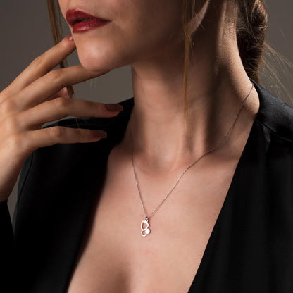 Chic Stethoscope Necklace for Healthcare Heroes - Personalized Sterling Silver Pendant for Doctors and Nurses