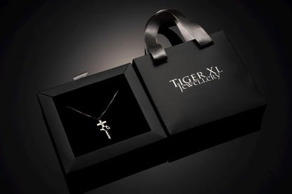 Customized Cross Necklace for Her - Unique Name Pendant in Sterling Silver