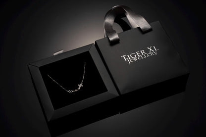 Heavenly Birthstone Blessings: Customized Cross Necklace for Her