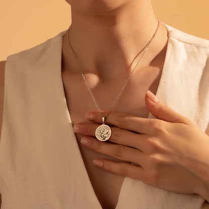 Tree of Life Silver Necklace – Meaningful Gift for Her