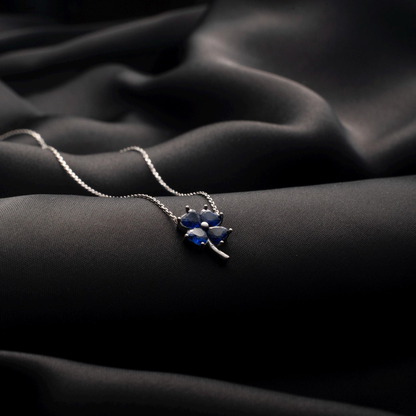 Cherish Good Fortune: Sterling Silver Four Leaf Clover Necklace