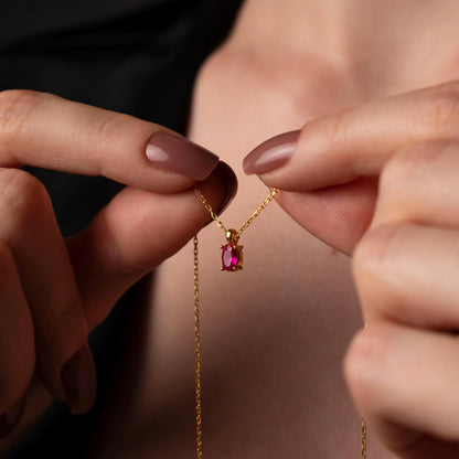 Handmade Gemstone Pendant: Meaningful Family Name Jewelry