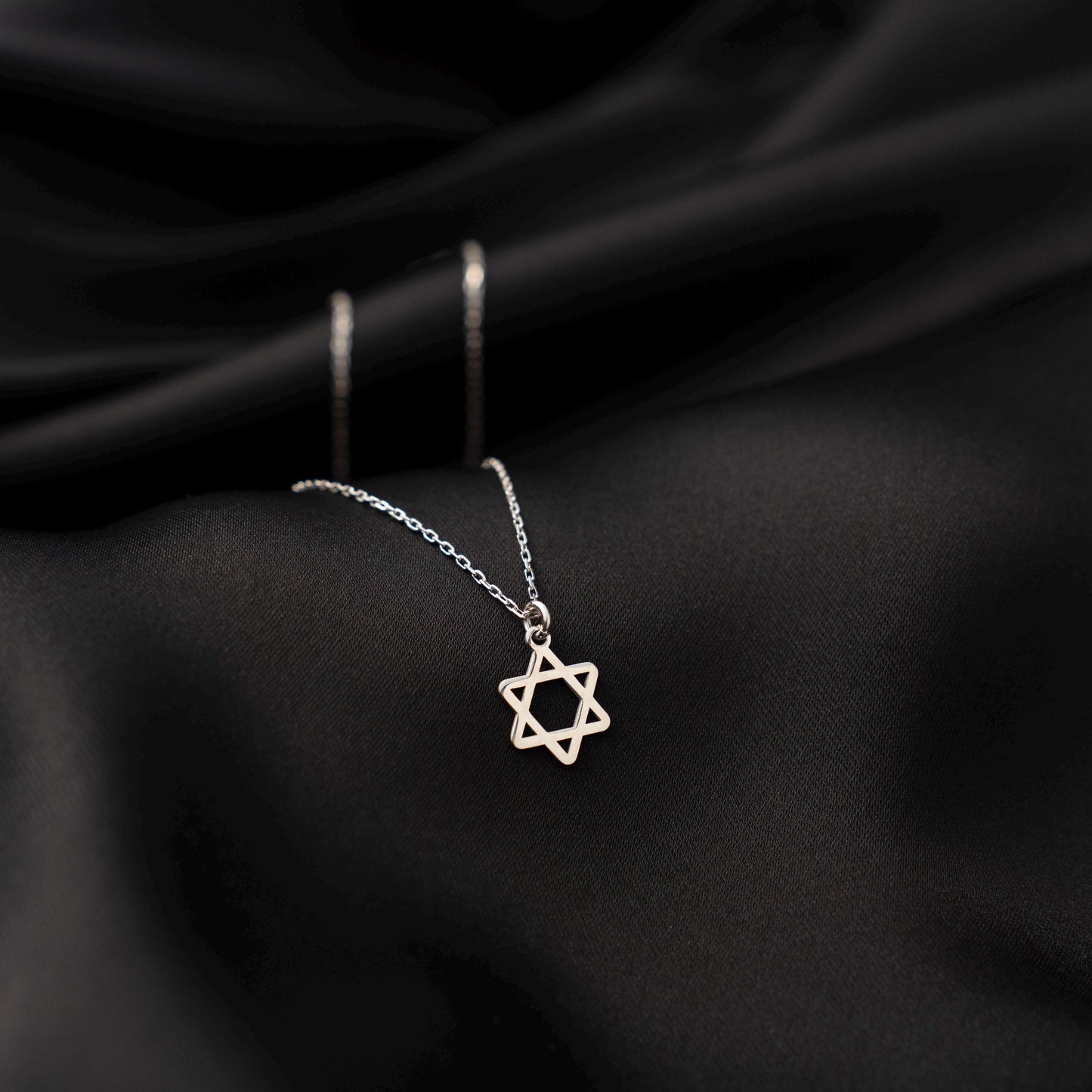 Star Necklace for Her – Jewish Pendant, Faith Jewelry, Gift for Women, Minimal Silver Charm