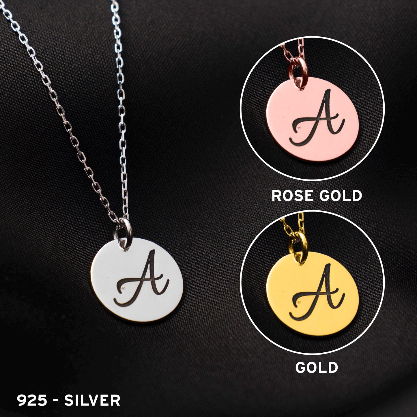 Chic Personalized Initial Necklace - Custom Gift for Her