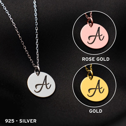 Chic Personalized Initial Necklace - Custom Gift for Her