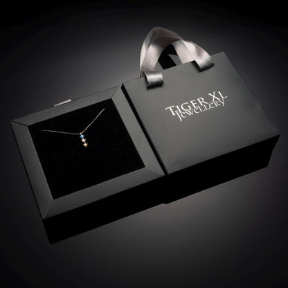 Dainty Birthstone Bar Necklace for Her - Custom Family Jewelry