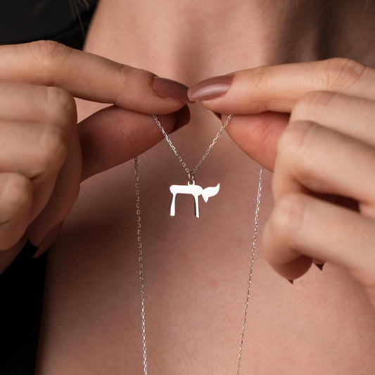Elegant Sterling Silver Chai Necklace - Perfect Judaica Gift!