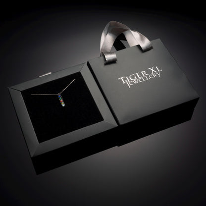 Custom Birthstone Bar Necklace - A Meaningful Gift for Mom