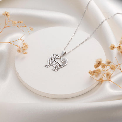 Majestic Badger Pendant in Sterling Silver – Perfect Gift for Nature Enthusiasts