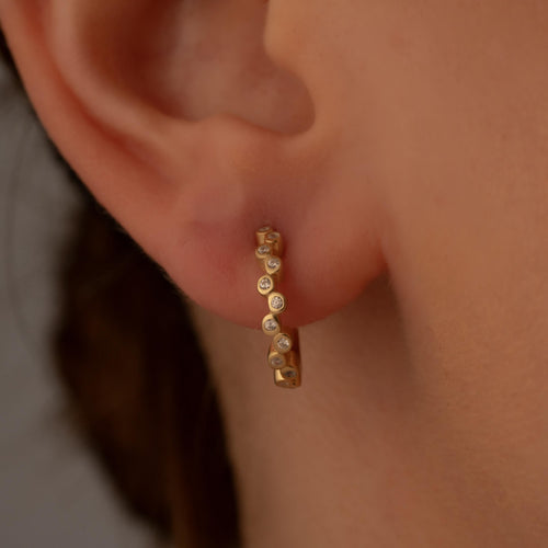 Elegant Crystal Earrings with a Mix of Stone Cuts - Ideal Gift for the Special Woman