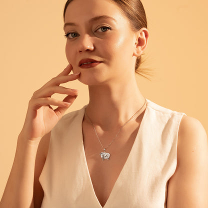 Adorable Sheep Charm Necklace - Rustic Animal Pendant - Farmhouse Style Jewelry